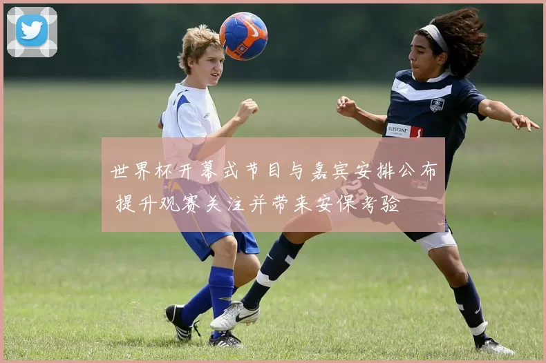 世界杯开幕式节目与嘉宾安排公布 提升观赛关注并带来安保考验