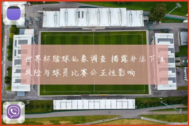 世界杯赌球乱象调查 揭露非法下注风险与球员比赛公正性影响